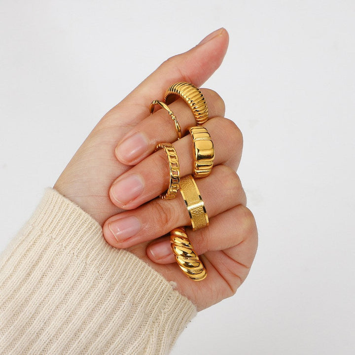 Wide Gold Ring