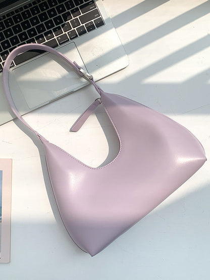 Geometric Split-Joint Zipper Shoulder Bags Handbags