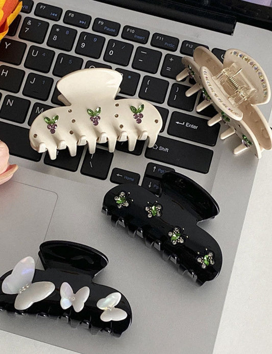 Butterfly RhinestoneÂ Sweet Large Hair Claws