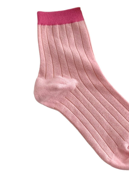 Rufia - Macaron-Colored Mid-Calf Socks - Sweet &amp; Simple