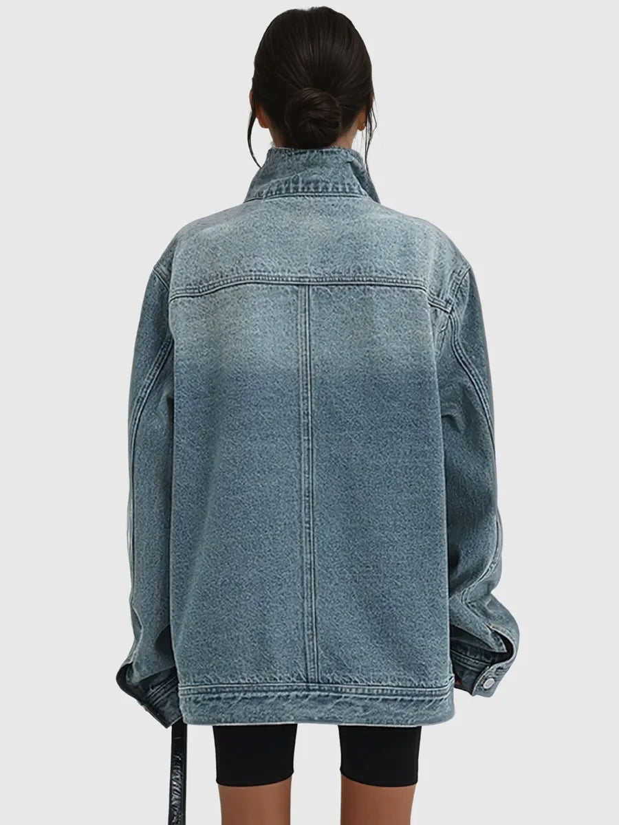 Bethany Deconstruct Asymmetric Denim Jacket