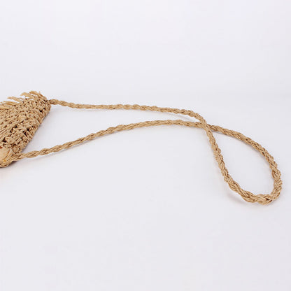 Cosbai - Boho Square Woven Fringe Crossbody Bag - Stylish &amp; Simple