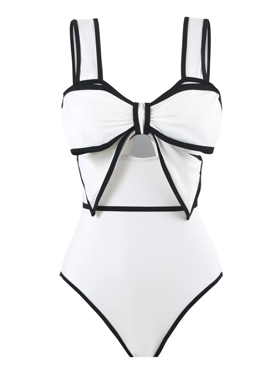 Jade Polka Dot Swimsuit Set