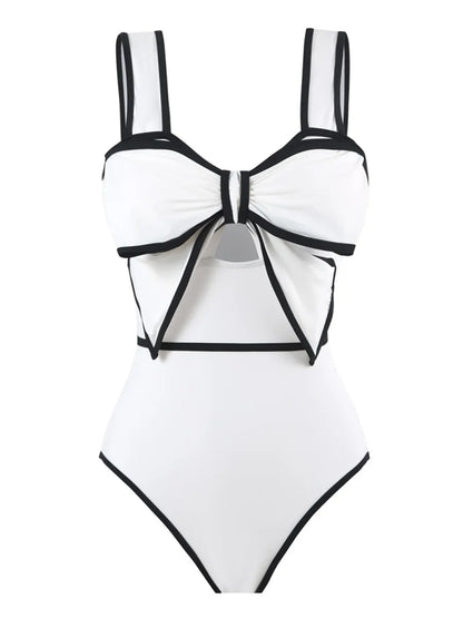 Jade Polka Dot Swimsuit Set