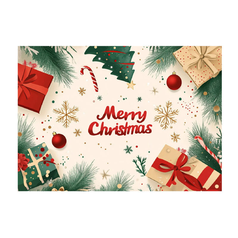 Merry Christmas Gift Decorative Greeting Card
