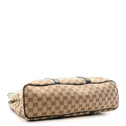 GG Monogram Large Joy Tote Bag Dark Brown