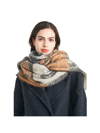 Scarvii - Winter Tassel Floral Jacquard Scarf