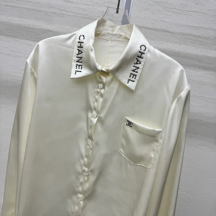 Chanel 2026 Shirt Cream Polyester 356977
