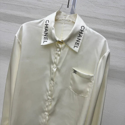 Chanel 2026 Shirt Cream Polyester 356977