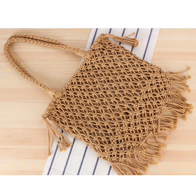 Crochet Market Bag Mesh Woven Bag