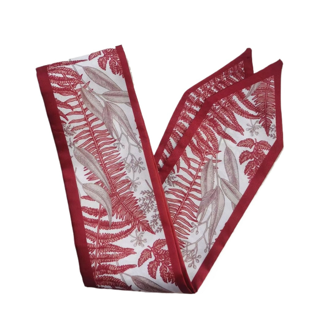 Scarvii - Plant-Print Neck Scarf - Classic &amp; Soft