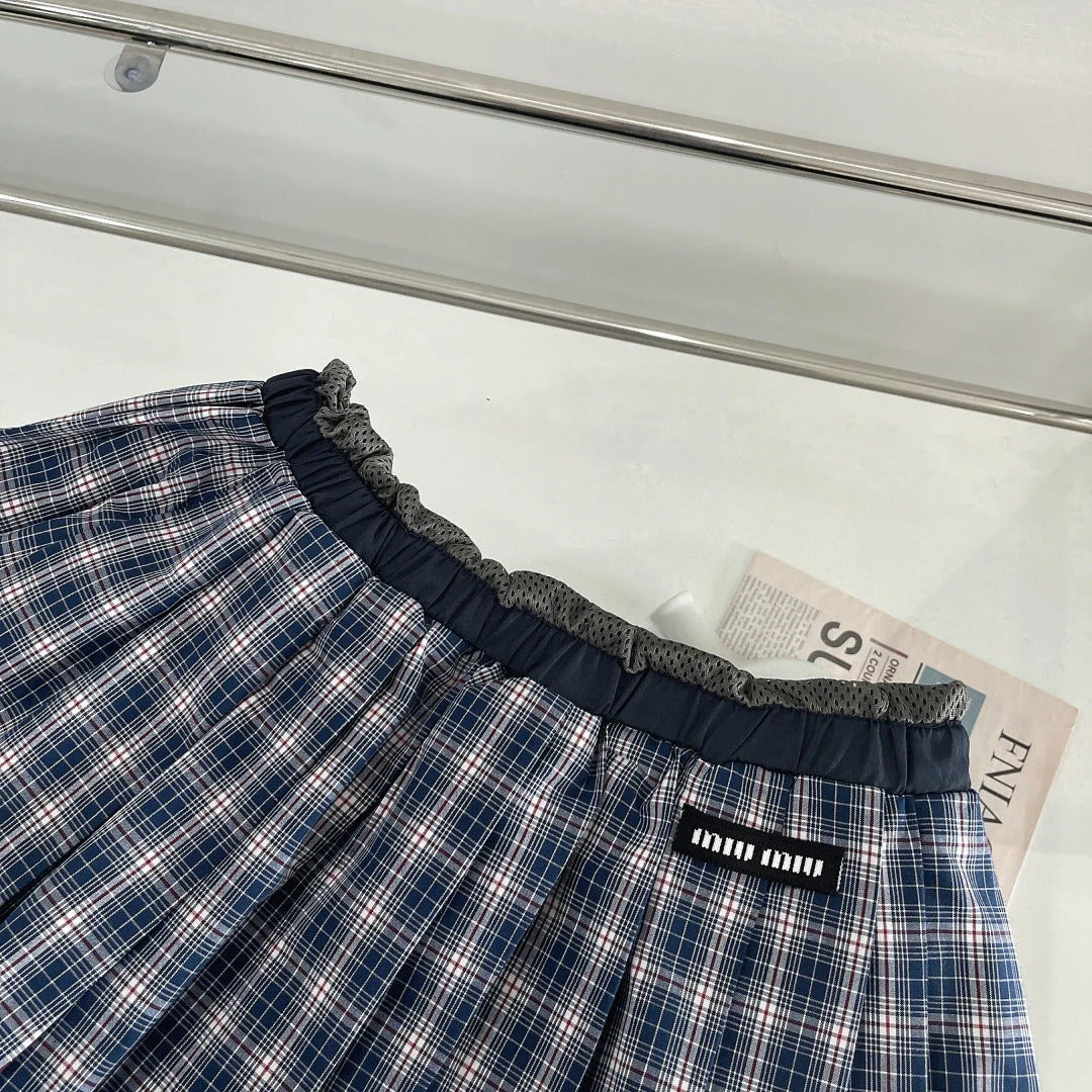 MIU SET PREPPY CHECKED BLAZER 265846