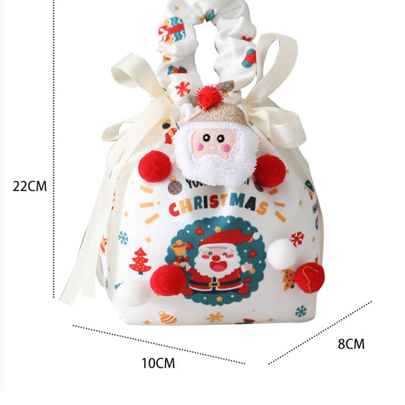Christmas Santa Claus Cute Doll Gift Bag