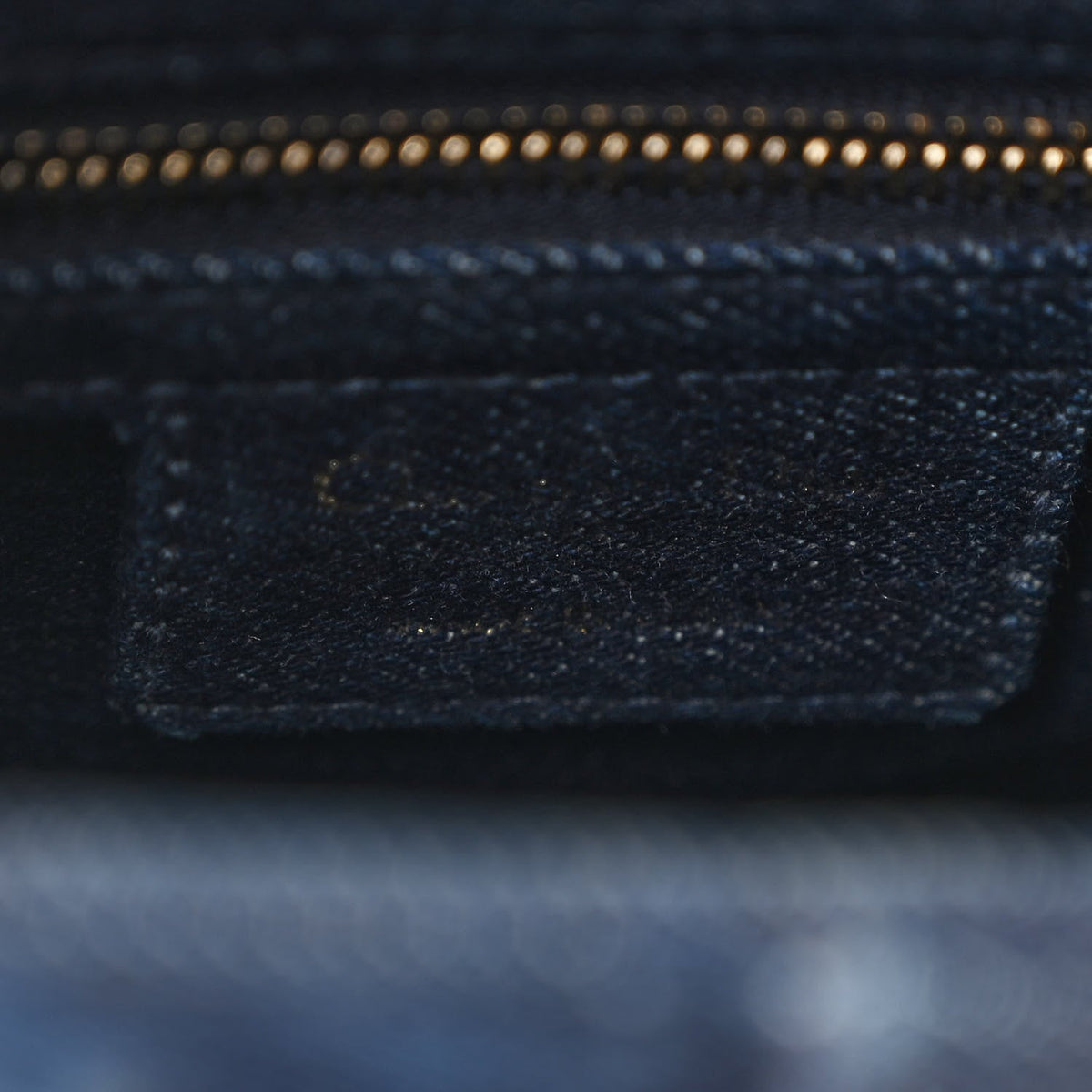 Denim Tie Dye Saddle Bag Blue