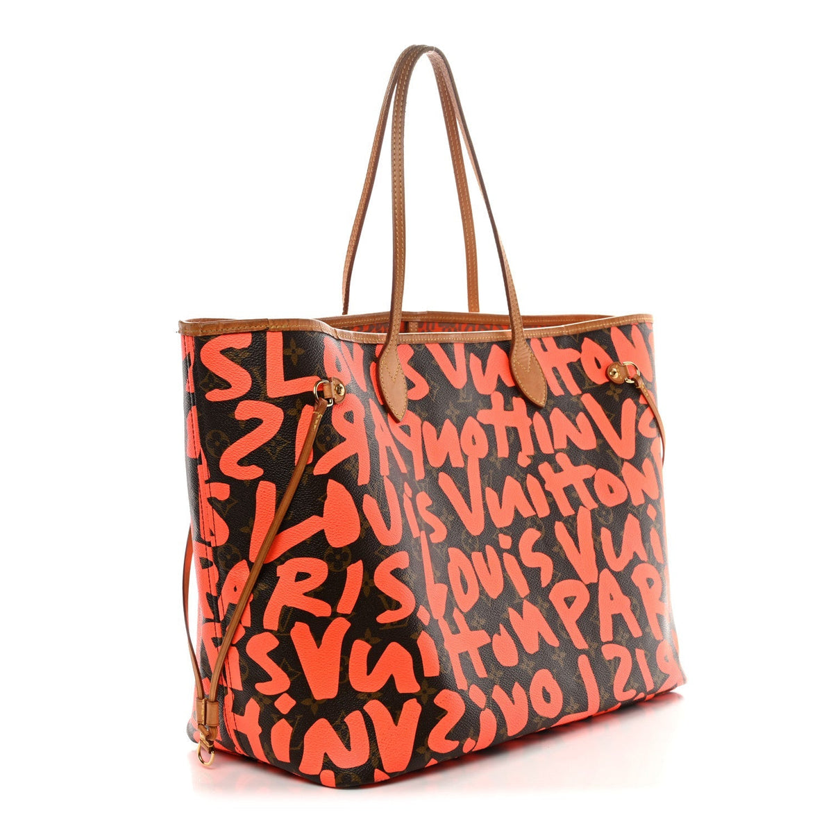 Monogram Graffiti Neverfull GM Orange