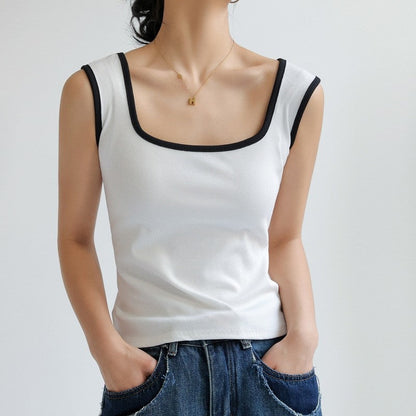 The Little Knitted Camisole With V Neck