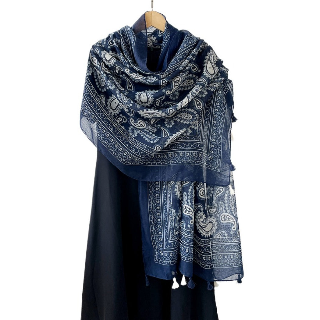 Scarvii - Boho Summer Shawl Scarf With Fringe - 6 Patterns