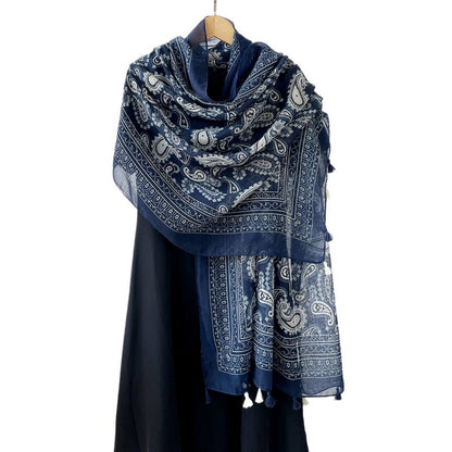 Scarvii - Boho Summer Shawl Scarf With Fringe - 6 Patterns