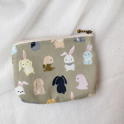 Cosbai - Canvas Printed Coin Purse