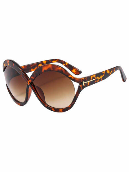 Rafaela Round Cross-Framed Sunglasses