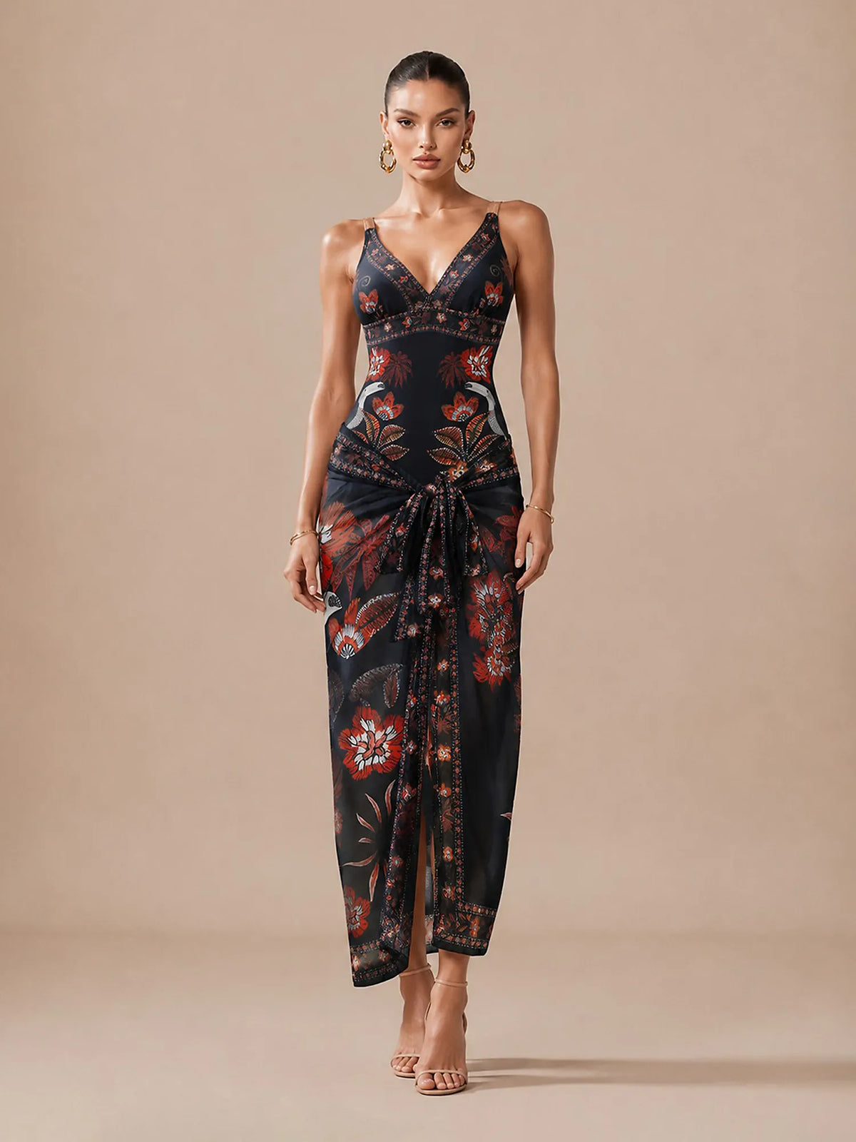 Penelope Printed Swimsuit Set