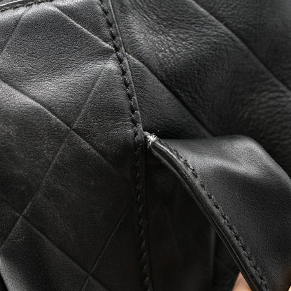 Calfskin CC Chevron All Day Long Boston Black