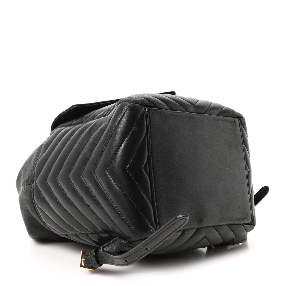 Lambskin Matelasse Monogram Joe Backpack Black