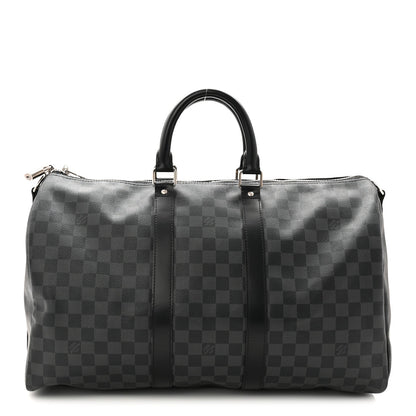 Damier Graphite Keepall Bandouliere 45