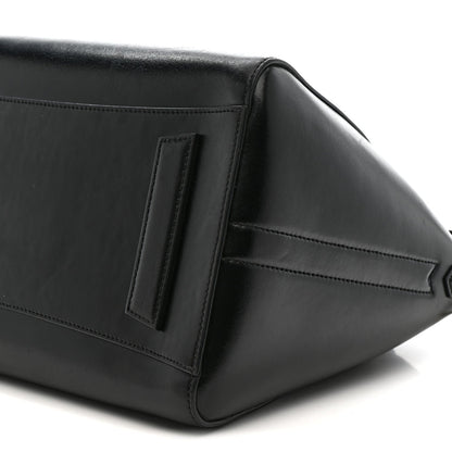 Shiny Lord Calfskin Medium Antigona Black