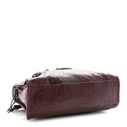 Agneau Arena Storico Classic Hardware Small Le City Dark Burgundy