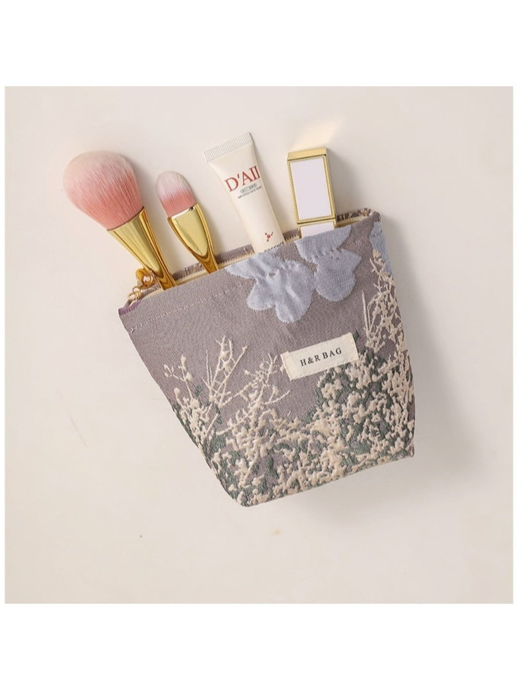 Cosbai - Small Coin Purse with Floral Prints