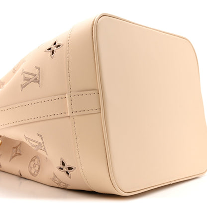 Calfskin Monogram Cutout Petit Noe Neutral