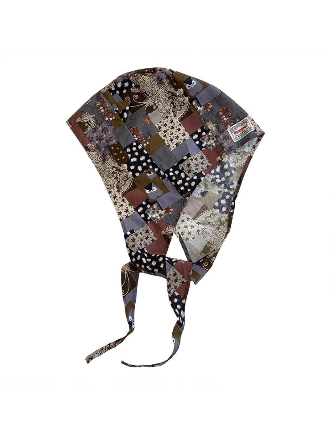 Haila - Fashion Print Hat-shaped Headscarf - Light &amp; Stylish