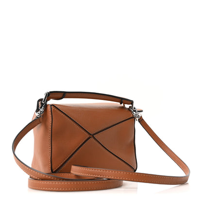 Calfskin Mini Puzzle Bag Tan
