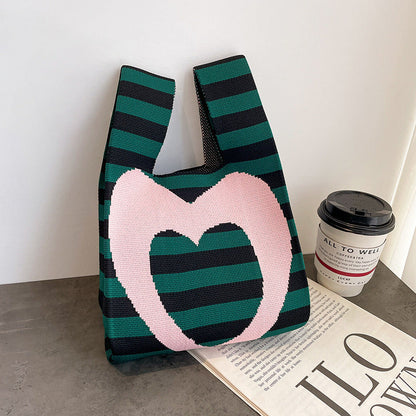 Crochet Tote Bag Vest Handbag
