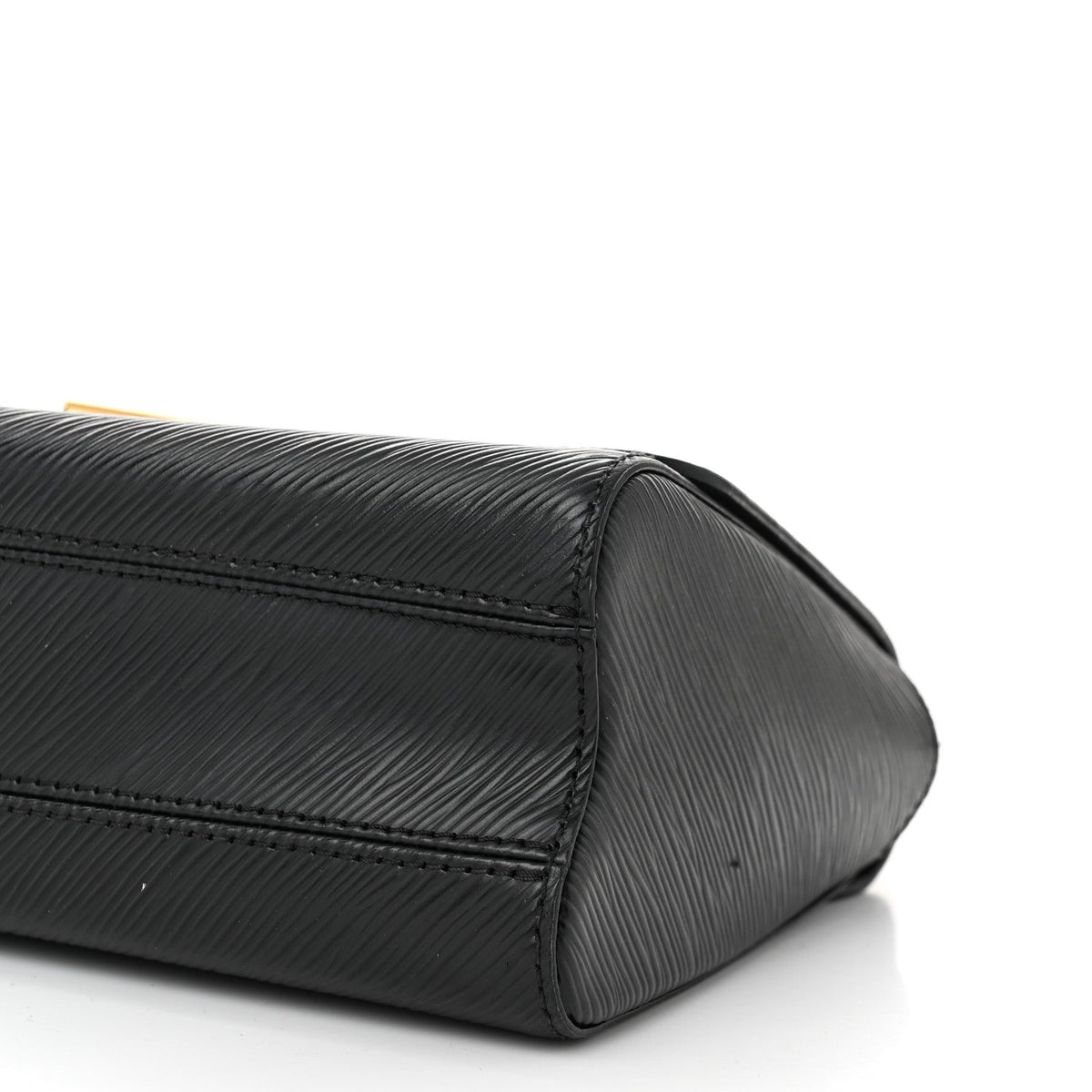 Epi Twist Top Handle Shoulder Bag MM Black