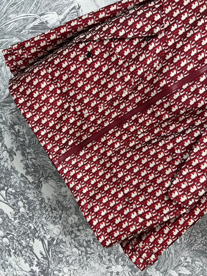 CD 25 Jacquard Patterned Jacket Set Red Polyester
