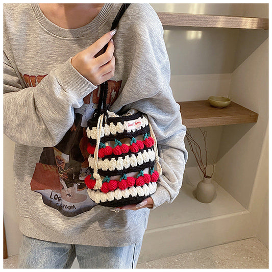 Crochet Granny Square Bag Cute Countercolor Shoulderbag