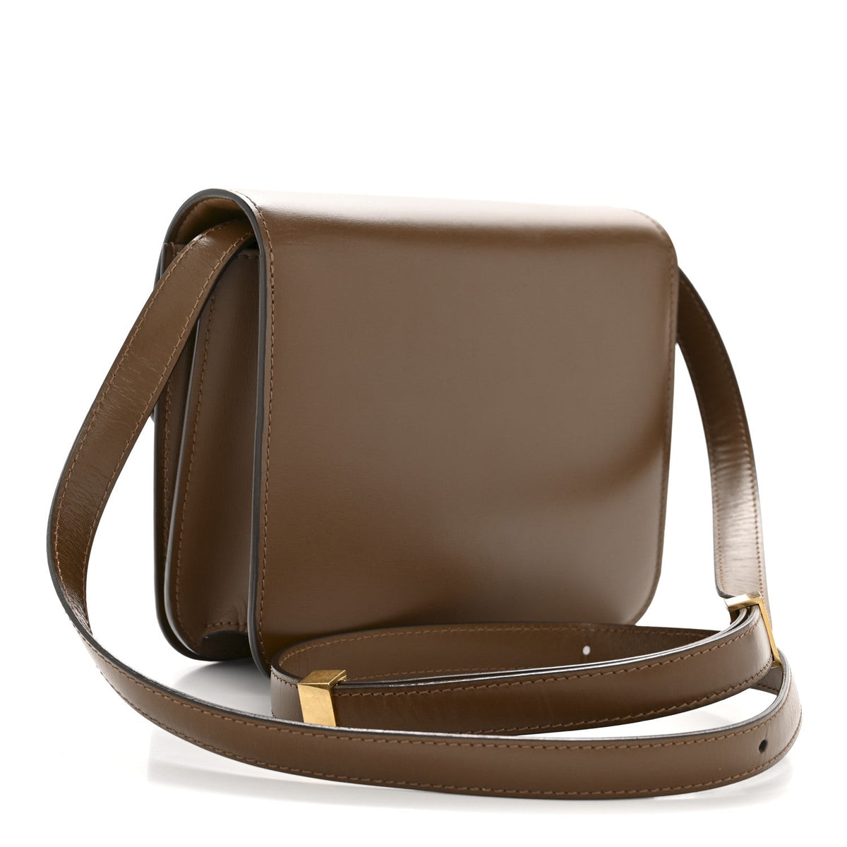 Smooth Calfskin Small Classic Box Flap Bag Camel
