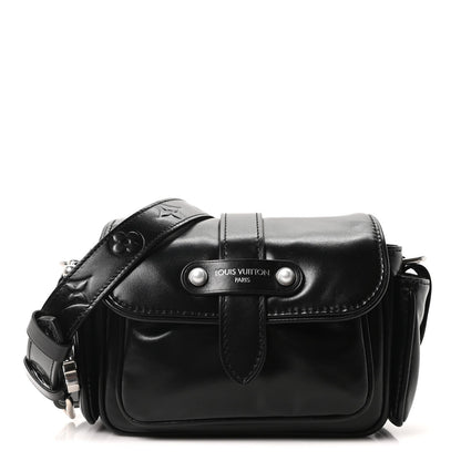Calfskin Cargo Wearable Wallet Black