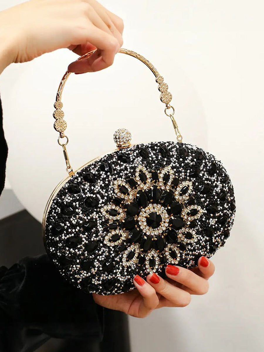 Ariella Infinity Gemstone Evening Clutch