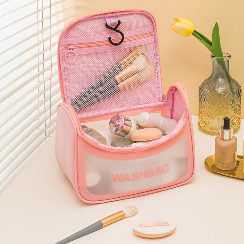 Fashion Square Waterproof Large Capacity Cosmetic Bag