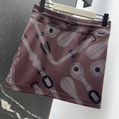 HERMES 25S SWEATSHIRT AND SKIRT SET 528320