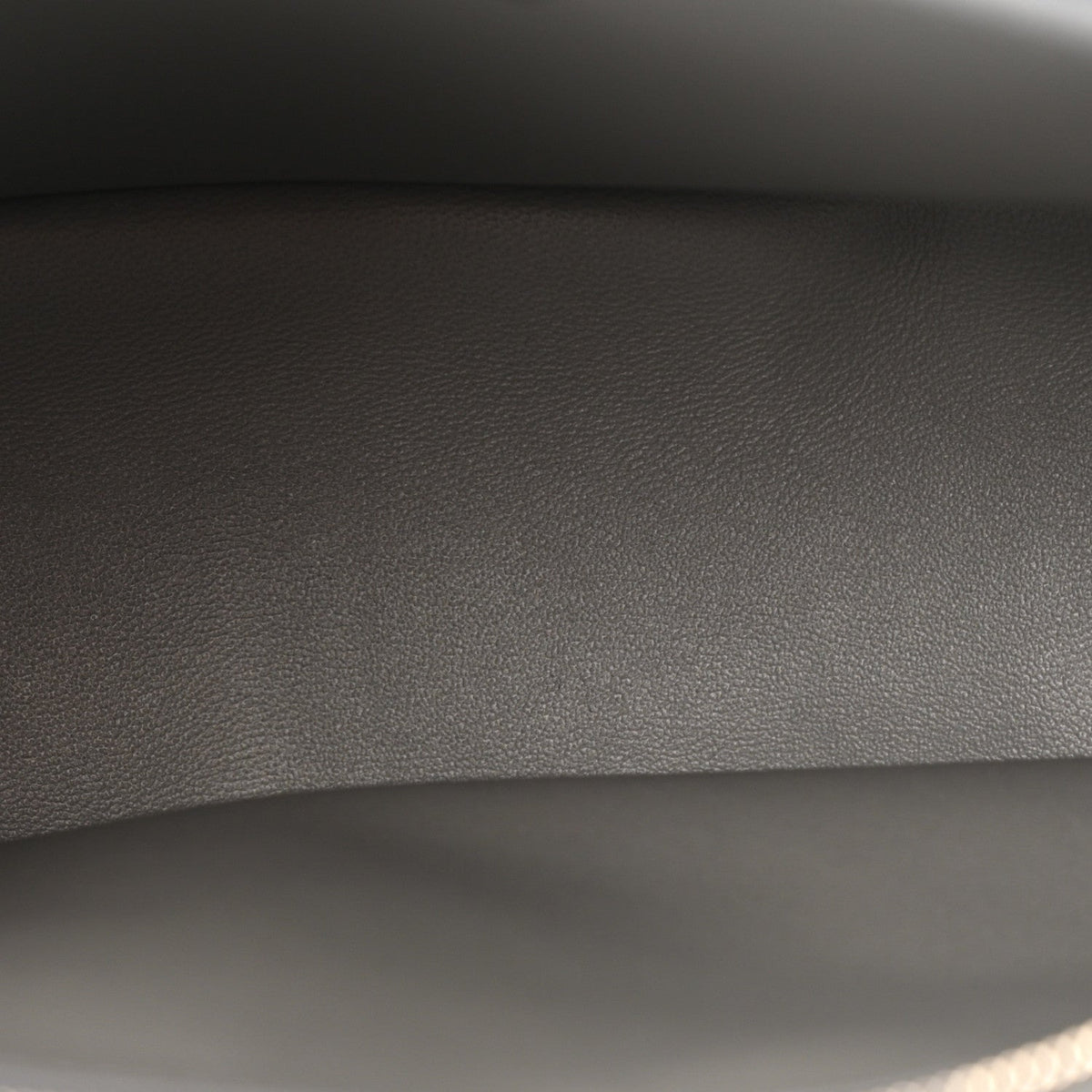 Grained Calfskin Small Rodeo Top Handle Handbag Grey