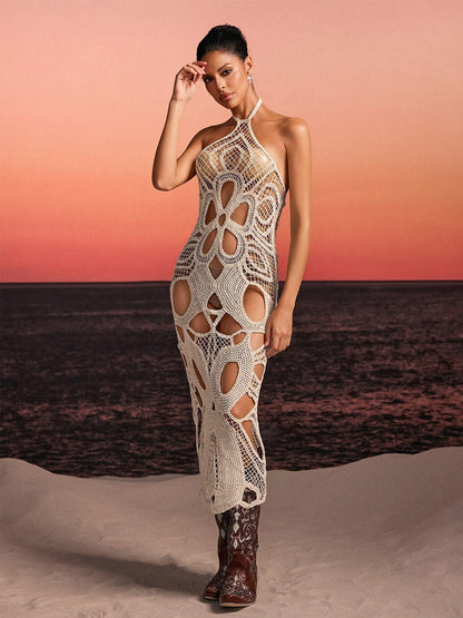 Avalon Halterneck Cutout Cover Up