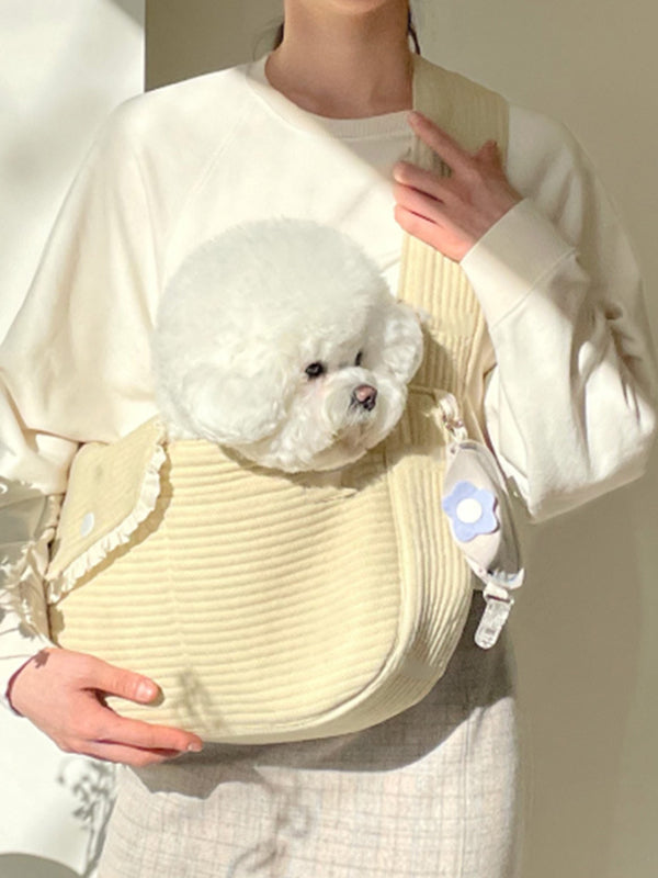 Cute 4 Colors Falbala Pet Bag Accessories