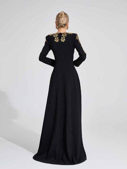 Mira Long Sleeved Maxi Dress