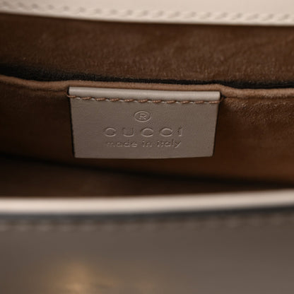 Calfskin Mini Sylvie Shoulder Bag White