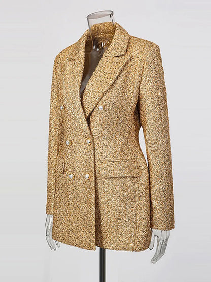 Roxanne Tweed Long Blazer