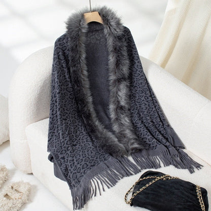 Batwing Sleeve Sweater Cape Cardigan